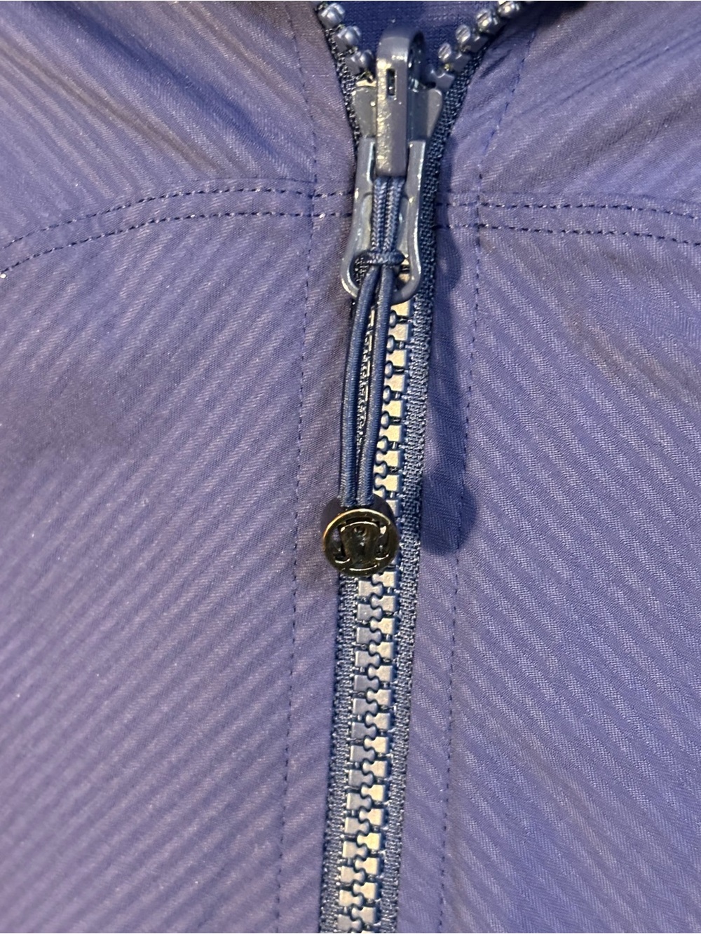 Lululemon In Flux Jacket Hoodie Reversible Navy Size 6 Thumbholes - Picture 9 of 11